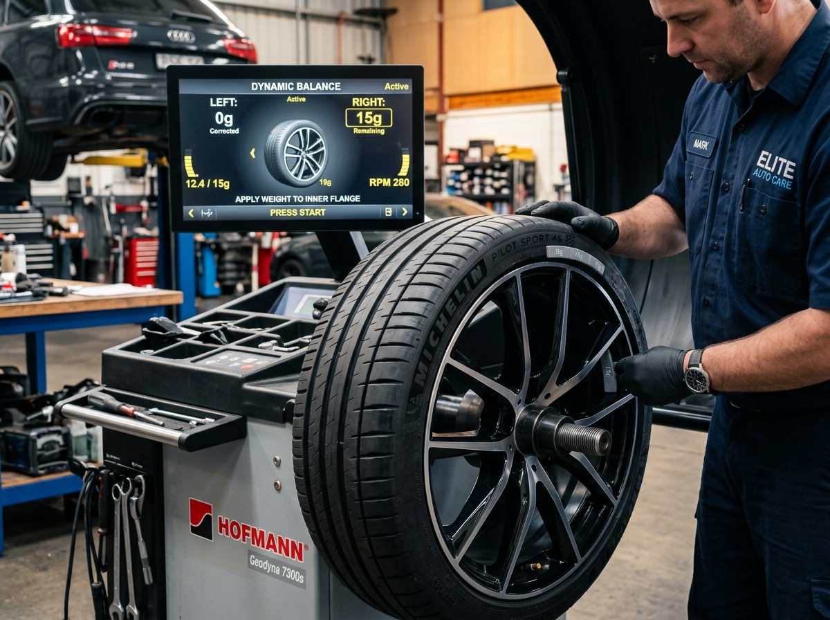 Computerized Wheel Balancing Machine