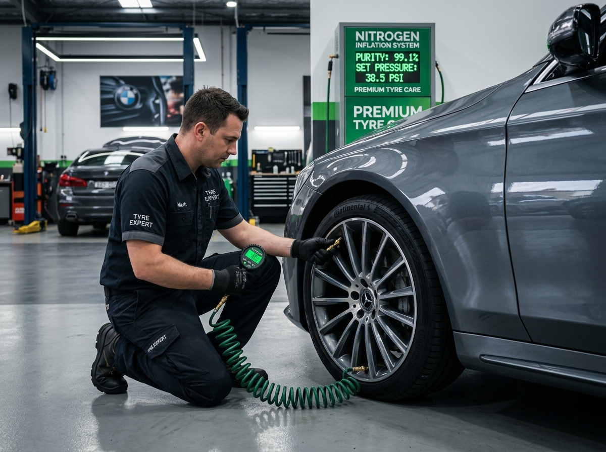 Digital Nitrogen Tyre Inflation Station
